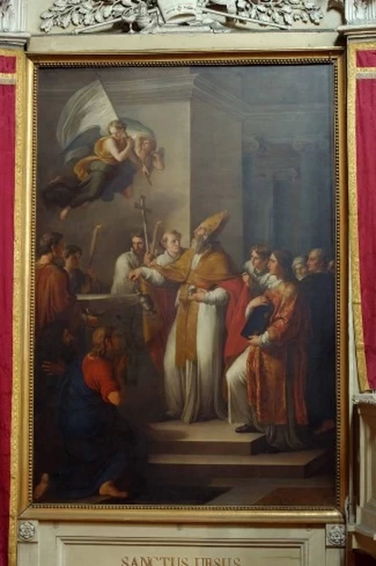 Sant'Orso consacra la basilica da lui costruita